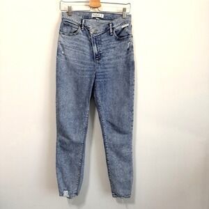Abercrombie & Fitch The Super Skinny High Rise Ankle Jeans 10R 30 Curve Love‎